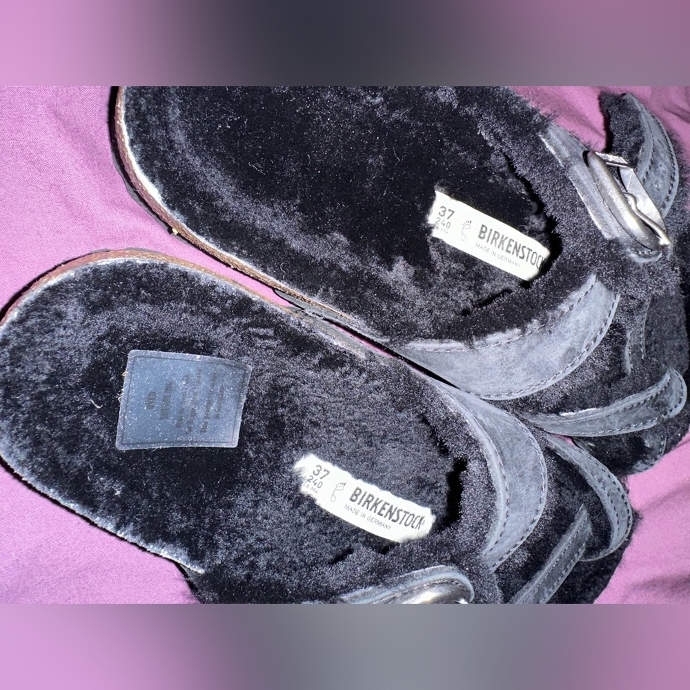 Birkenstock Mayari Shearling black size 37 - Picture 4 of 6